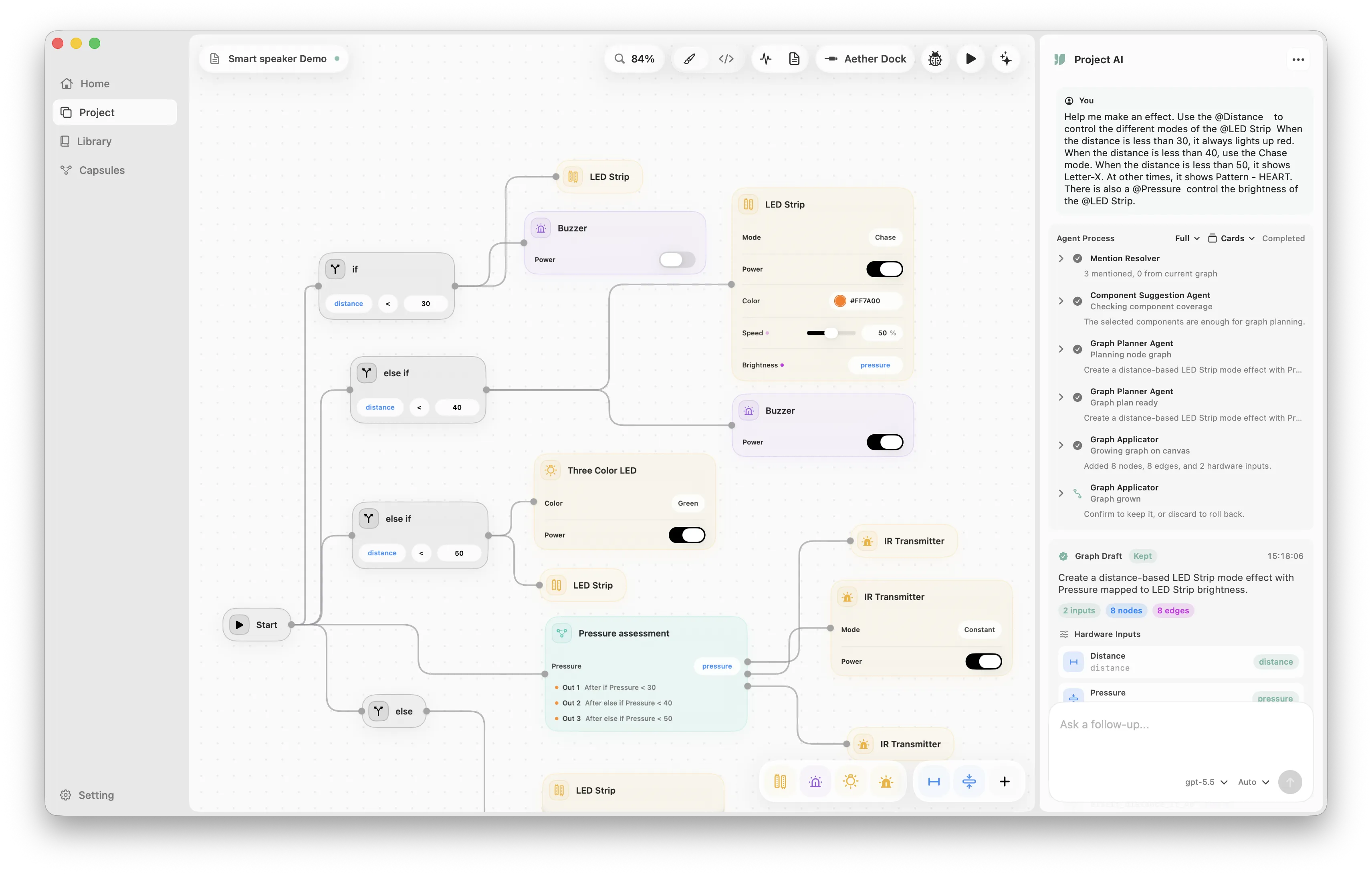 Aether Workshop project canvas